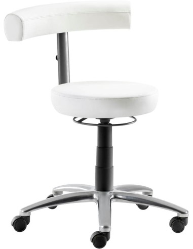 Mayer Arbeitsdrehstuhl myQUIZZ weiss Kunstleder 44-56cm