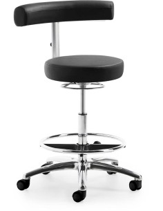 Mayer Arbeitsdrehstuhl myQUIZZ schwarz Kunstleder 54-74cm