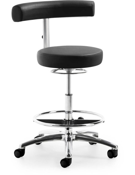 Mayer Arbeitsdrehstuhl myQUIZZ schwarz Kunstleder 54-74cm