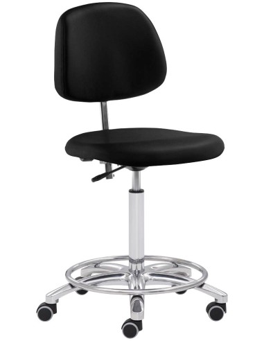 Mayer Arbeitsdrehstuhl schwarz Kunstleder