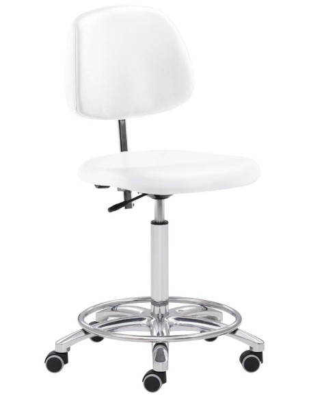Mayer Arbeitsdrehstuhl weiss Kunstleder