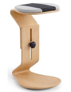 Mayer Hocker myERCOLINO grau-anthrazit Ergo