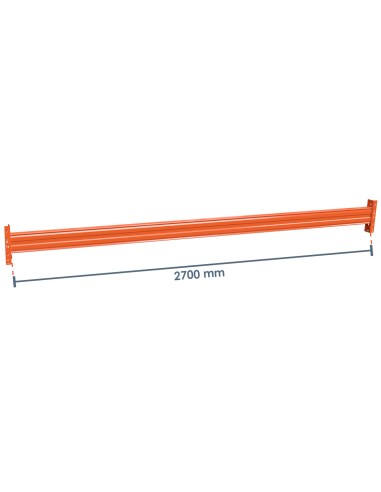 Einzeltraverse für Palettenregal 270 cm / Fachlast 3000 kg