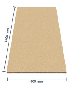 Holzboden für Lagerregal 800mm tief / 1800mm breit / 25 mm stark