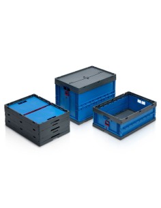 Faltboxen - Faltbarer Behälter mit Deckel