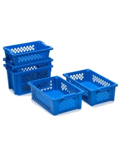 Stapelbehälter SN perforiert Blau