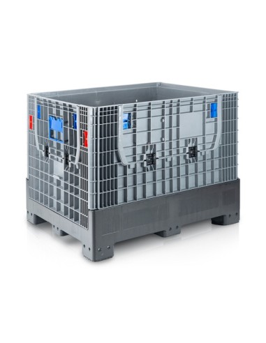 Klappbare Bigbox 120 x 100 x 97.5 cm 4 Füsse - 2x Beladeöffnung