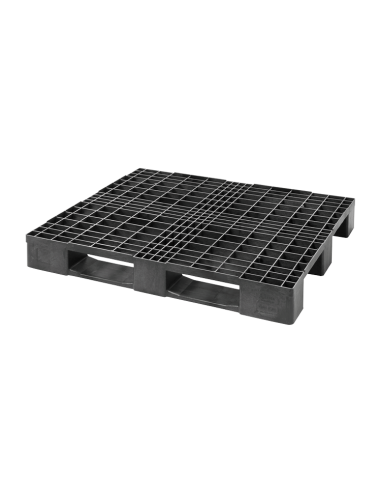 Kunststoff-Ladepalette gelocht ECO 120 x 100 cm - 3 Kufen