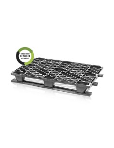 Kunststoff-Leichtpalette mit Kufen 120 x 80 cm