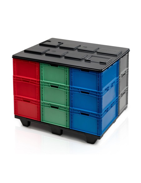 Kunststoff-Palettendeckel 120 x 100 cm