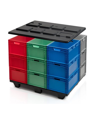 Kunststoff-Palettendeckel 120 x 100 cm