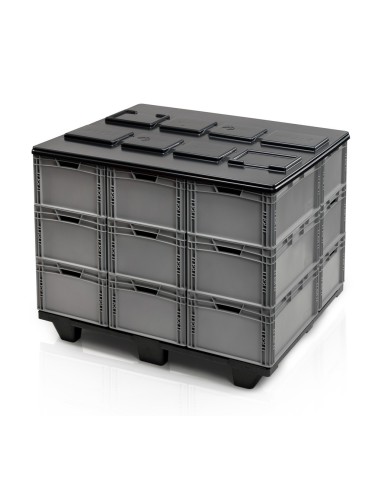 Kunststoff-Palettendeckel 120 x 100 cm