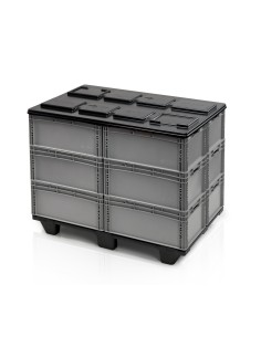 Kunststoff-Palettendeckel 120 x 80 cm 2