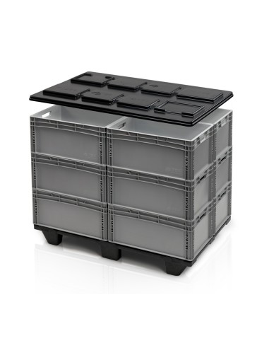 Kunststoff-Palettendeckel 120 x 80 cm