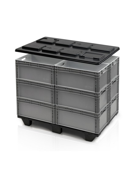 Kunststoff-Palettendeckel 120 x 80 cm