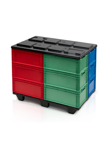 Kunststoff-Palettendeckel 120 x 80 cm