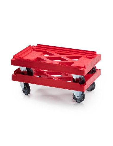 Transportroller HL 2 lenkbare + 2 feste Rollen mit Bremse