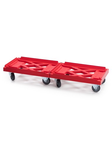 Transportroller HL 2 lenkbare + 2 feste Rollen mit Bremse