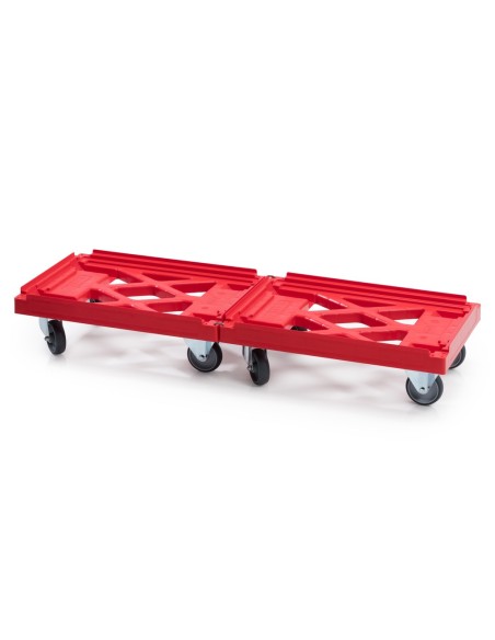 Transportroller HL 2 lenkbare + 2 feste Rollen mit Bremse