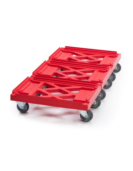 Transportroller HL 2 lenkbare + 2 feste Rollen mit Bremse