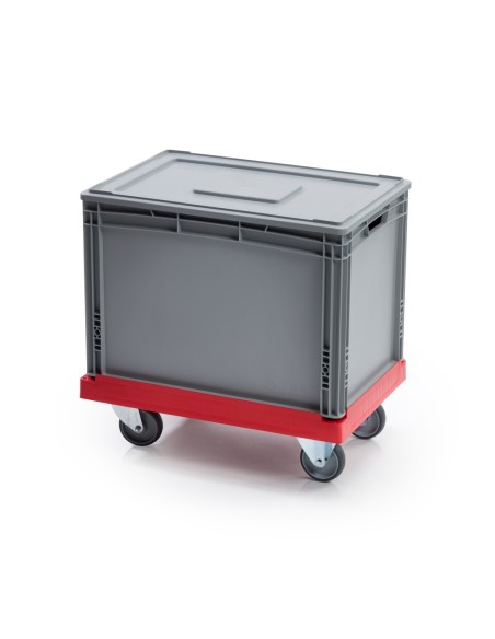 Transportroller HL 2 lenkbare + 2 feste Rollen mit Bremse