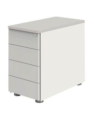 Move Standcontainer weiss, lichtgrau 4 Auszüge