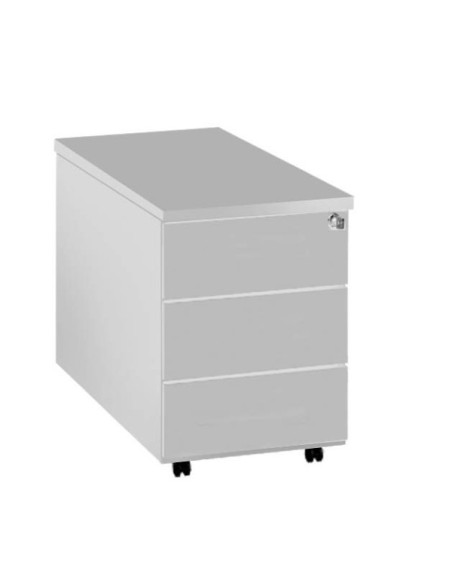 Rollcontainer lichtgrau 3 Auszüge