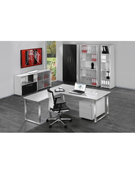 Rollcontainer lichtgrau 3 Auszüge