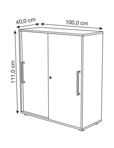 Schiebetürenschrank weiss/weiss 2 Fachböden