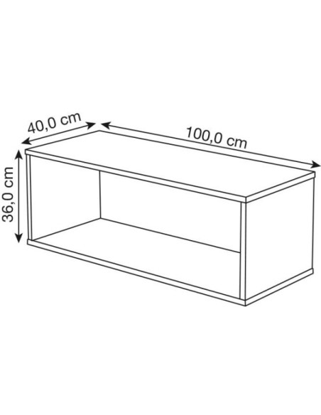 Regal weiss keine Fachböden