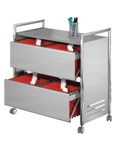 Hängemappenwagen mit 2 x Hängemappenauszug