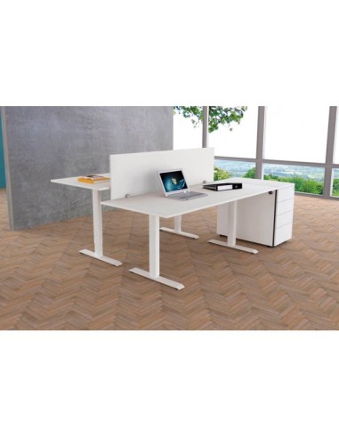 Move Tischtrennwand weiss 160,0 x 45,0 cm