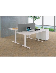 Move Tischtrennwand grau 160,0 x 45,0 cm 2