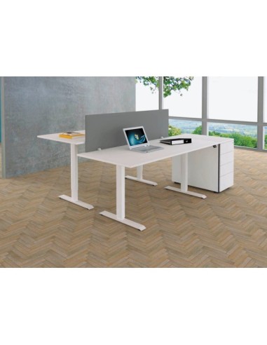 Move Tischtrennwand grau 160,0 x 45,0 cm