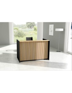 Empfangstheke Marino up & down für 1 Person, eiche 166,0 x 98,0 x 112,0 cm