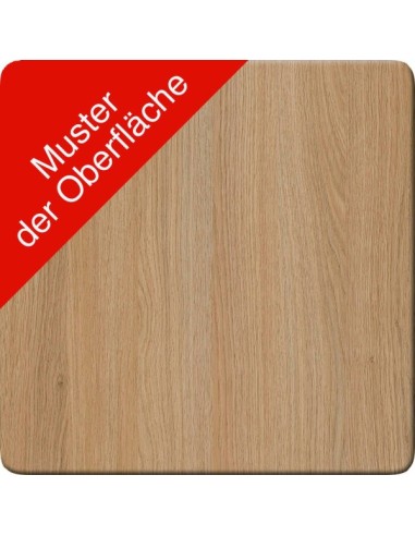 Empfangstheke Marino up & down für 2 Personen, eiche 253,0 x 98,0 x 112,0 cm