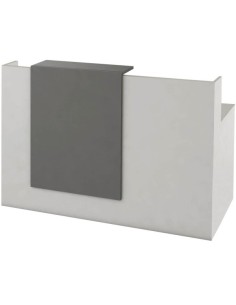 SYDNEY Empfangstheke weiss/grau