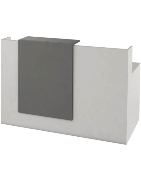 SYDNEY Empfangstheke weiss/grau