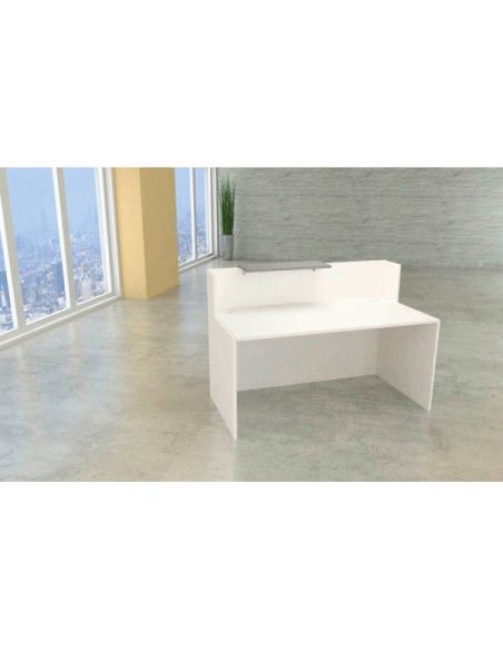 SYDNEY Empfangstheke weiss/grau