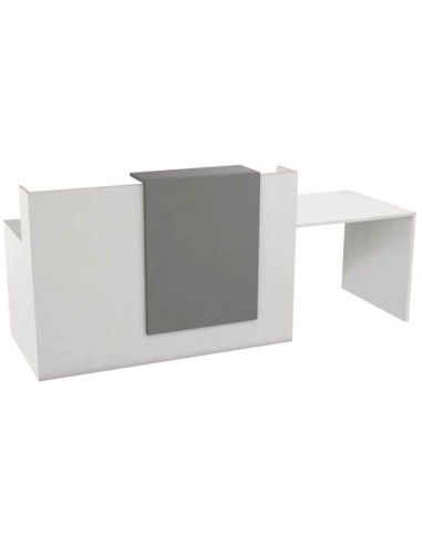 SYDNEY Empfangstheke weiss/grau