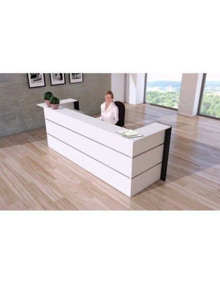 Empfangstheke BARI weiss