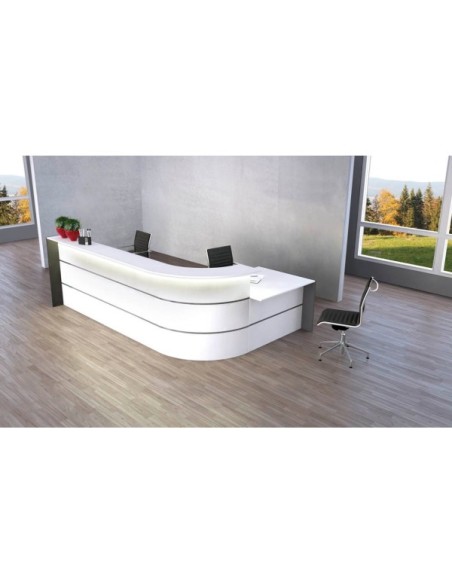 Empfangstheke BARI weiss