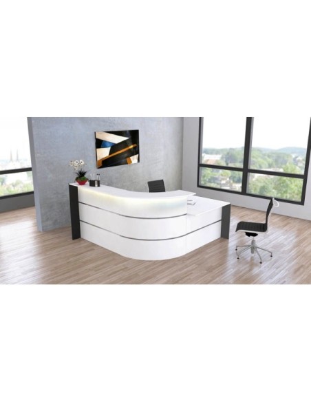 Empfangstheke BARI weiss