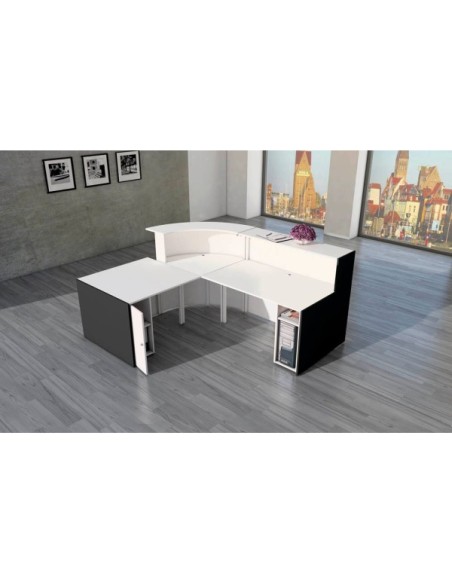 Unterschrank für Empfangstheke BARI weiss