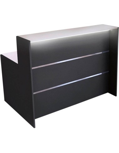 Empfangstheke BARI grau/weiss