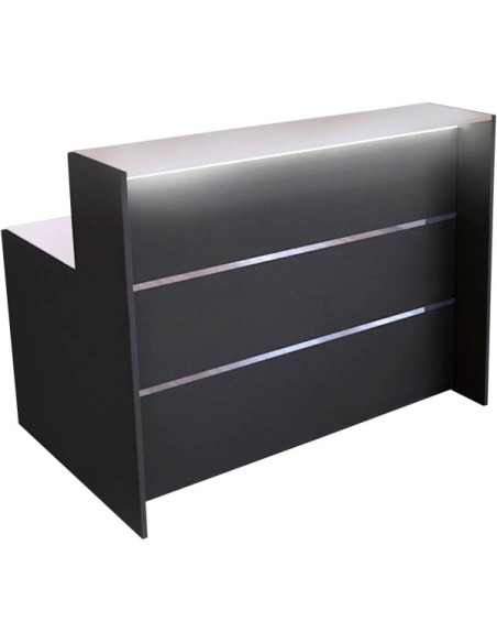 Empfangstheke BARI grau/weiss