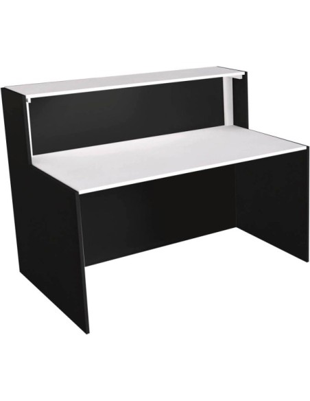 Empfangstheke BARI grau/weiss