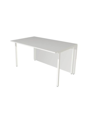 Empfangstheke weiss, nussbaum/weiss 3294