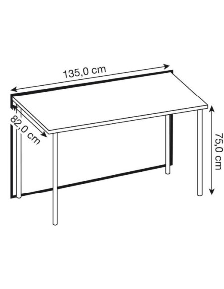 Empfangstheke weiss, nussbaum/weiss 3294