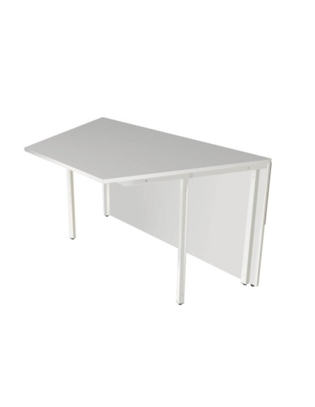 Anbautheke weiss, nussbaum/weiss 3296